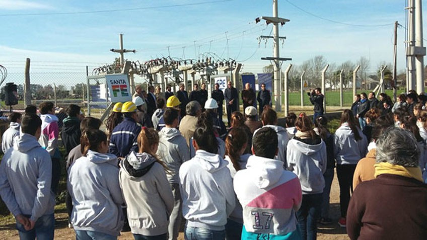 Ya funciona la nueva subestación transformadora en Llambi Campbell